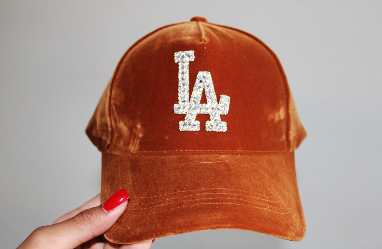 Blinged Velvet LA Hat – Coupe Royale