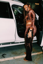 Load image into Gallery viewer, Coffee Brown Velour Sweatsuit
